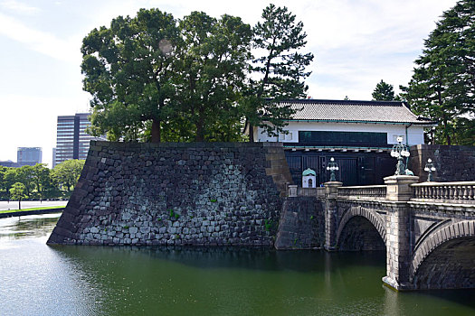 日本皇居的古建筑