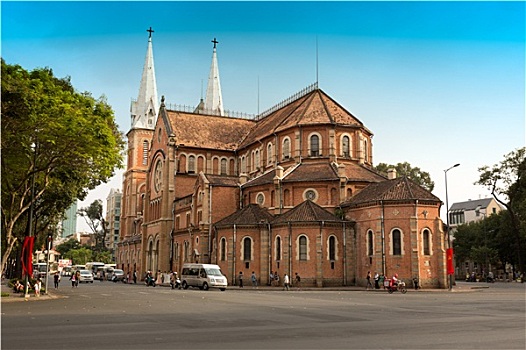 圣母院,大教堂,罗马天主教,教堂,越南