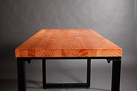 木桌钢架书桌,桌面