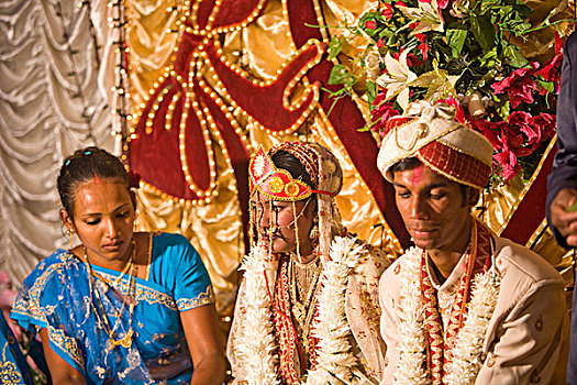 北印度,婚礼,毛里求斯,非洲