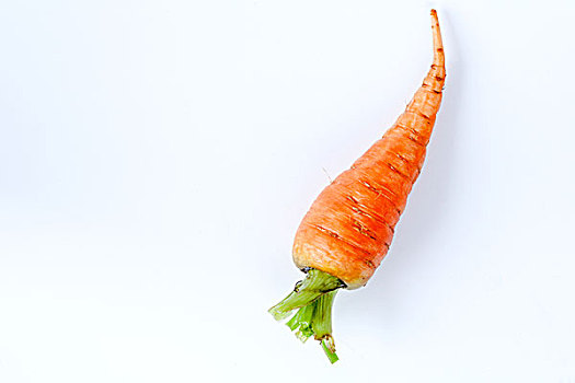 一个胡萝卜,有机蔬菜