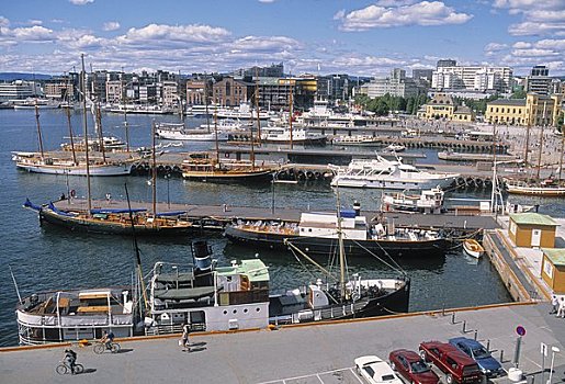 港口,购物区,奥斯陆,挪威