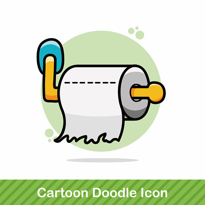 纸巾,涂写,矢量,插画,卡通,风格_高清图片_全景视觉