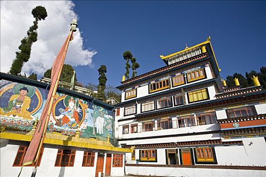 印度,西孟加拉,大吉岭,寺院