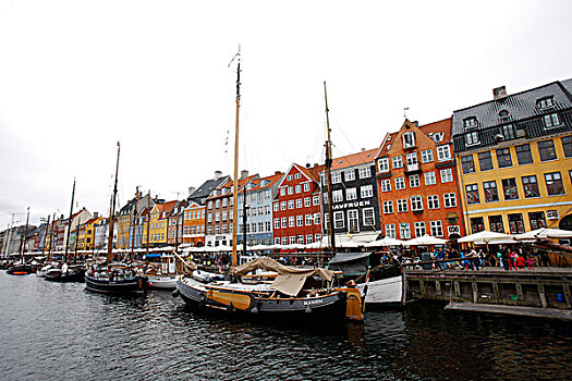 nyhavn,harbour,in,copenhagen,denmark,丹麦哥本哈根