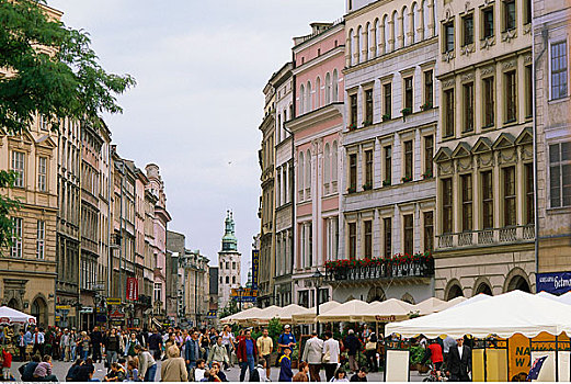 街景,克拉科夫,波兰