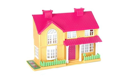 粉色,玩具,房子