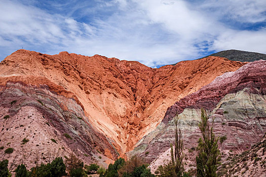 普尔马马卡,山,彩色,阿根廷