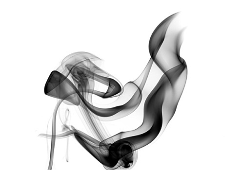 抽象,烟,图案,白色背景