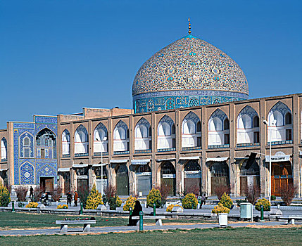 建筑,清真寺,伊斯法罕,伊朗