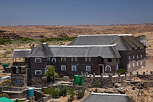 历史,酒店,1896年,靠近,基特曼斯胡普,南方,纳米比亚,非洲