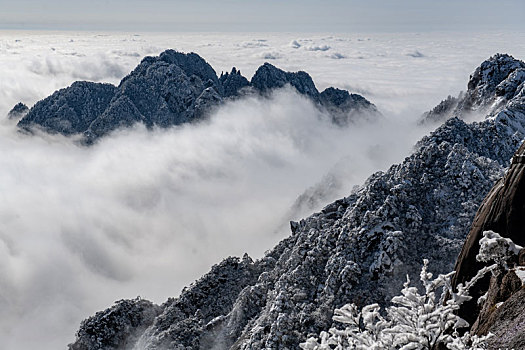 安徽黄山自然风光