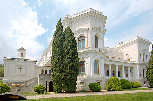 宫殿,雅尔塔,克里米亚,乌克兰,欧洲