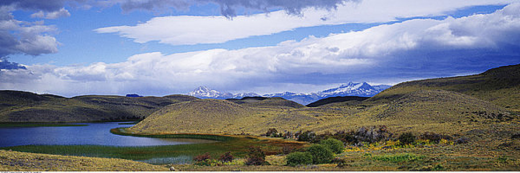 巴塔哥尼亚,风景,托雷德裴恩国家公园,智利