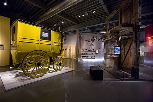 马车,马,博物馆,北莱茵威斯特伐利亚,德国,欧洲