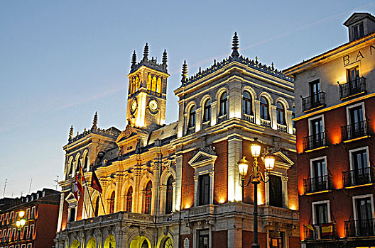 市政厅,马约尔广场,卡斯提尔,西班牙,欧洲