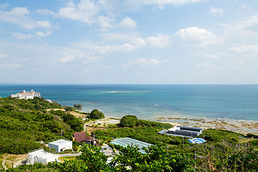 冲绳,乡村,清晰,蓝天