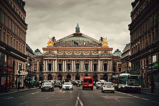 巴黎,歌剧院,街道,城市,著名,旅游,魅力,地标