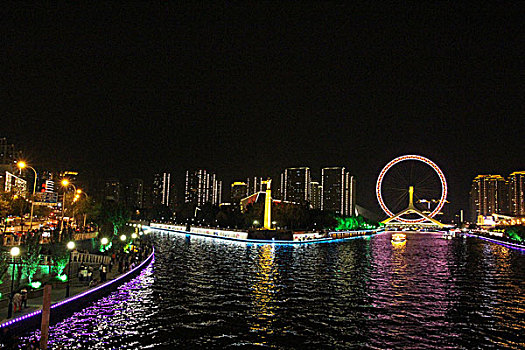 天津海河风景