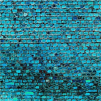 蓝色,砖瓦,背景