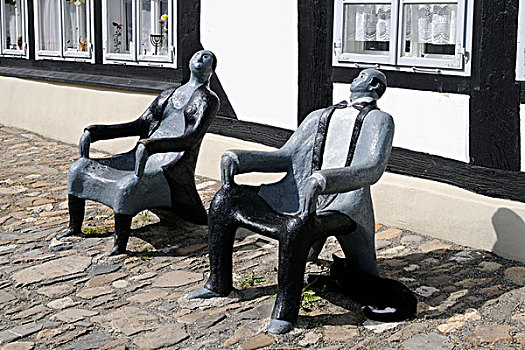 雕塑,戈斯拉尔,下萨克森,德国,欧洲