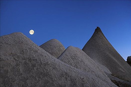 岩石构造,格雷梅山谷,卡帕多西亚,土耳其