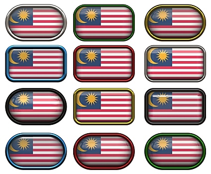 扣,旗帜,马来西亚