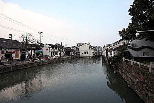 苏州,街道,市井,房子,民居,河流,居民区,住宅,老房子,原始,城内,城里