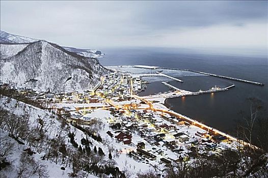 天际线,知床半岛,北海道,日本