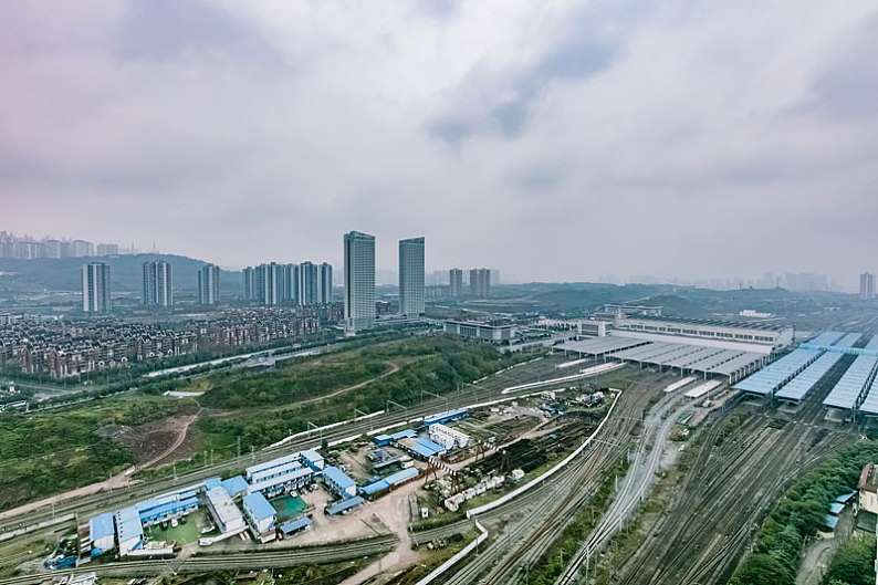 重庆市高铁北站枢纽建筑_高清图片_全景视觉