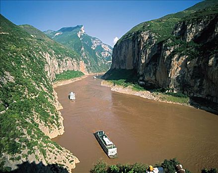 峡谷,长江,河
