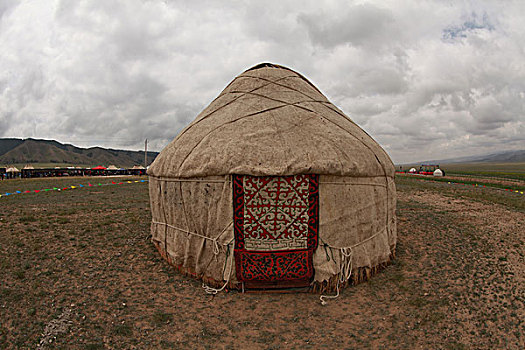 生态民居,哈萨克族毡房