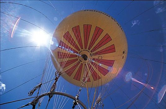 热气球,气球,走,黄金海岸,澳大利亚