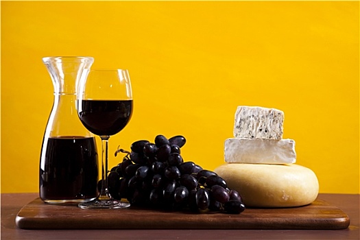 奶酪,葡萄酒