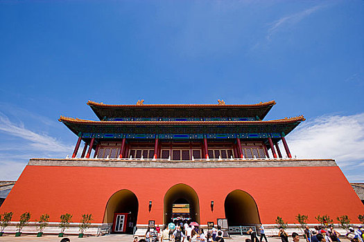 北京,故宫,神武门