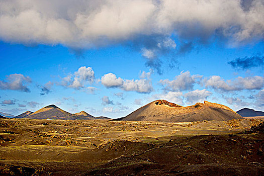 火山,兰索罗特岛,加纳利群岛,西班牙,欧洲