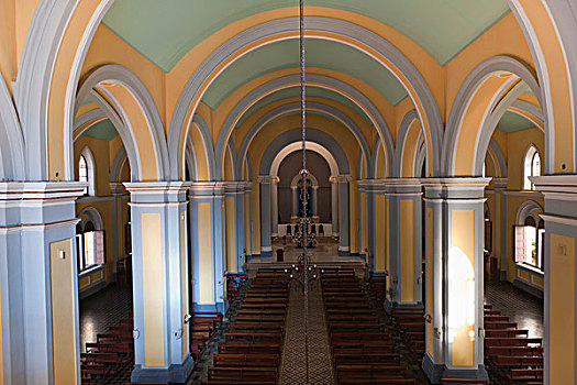 教堂中殿,大教堂,格拉纳达,尼加拉瓜,中美洲