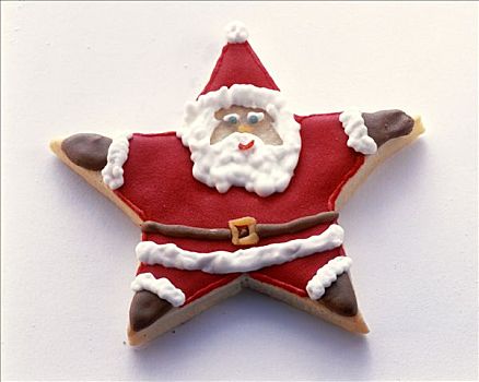 圣诞老人,星,糖衣