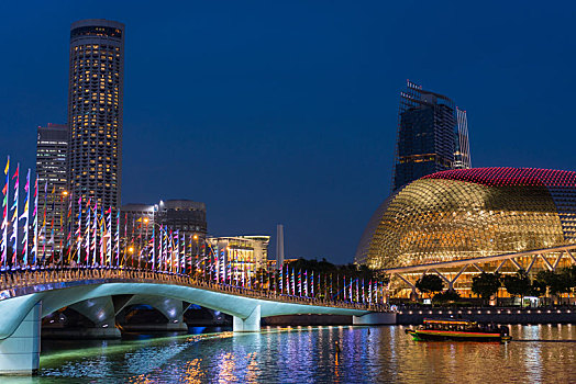 新加坡城市夜景