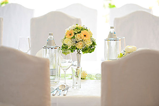 新娘手花,婚宴餐桌,桌饰