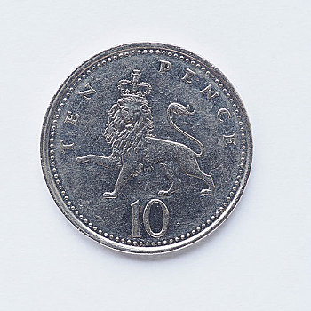 英国,便士,硬币