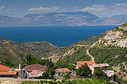 希腊,伯罗奔尼撒半岛,峡谷,风景