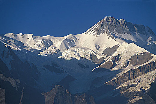 亚洲,尼泊尔,桑冉库特,朝日,顶峰,喜玛拉雅,山