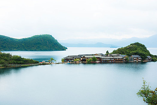 泸沽湖风光