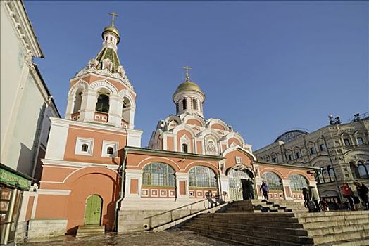 俄国东正教,红场,莫斯科,俄罗斯