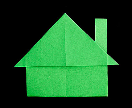 房子,纸,折叠,折纸,风格