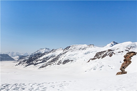 冰河,少女峰,阿尔卑斯山,山,瑞士