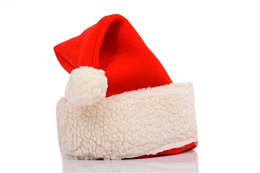 帽子,圣诞老人,隔绝,白色背景