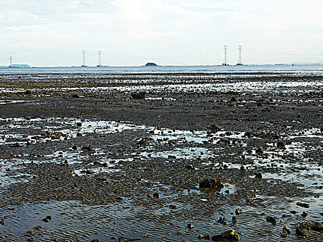 深圳西乡大铲湾海滩风光