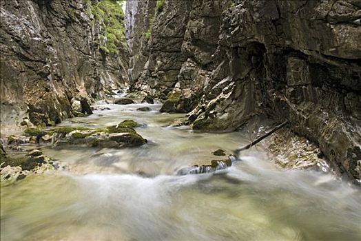 峡谷,国家公园,上奥地利州,欧洲
